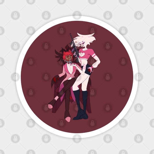 RadioDust Murder Husbands Magnet by Art Of Glo